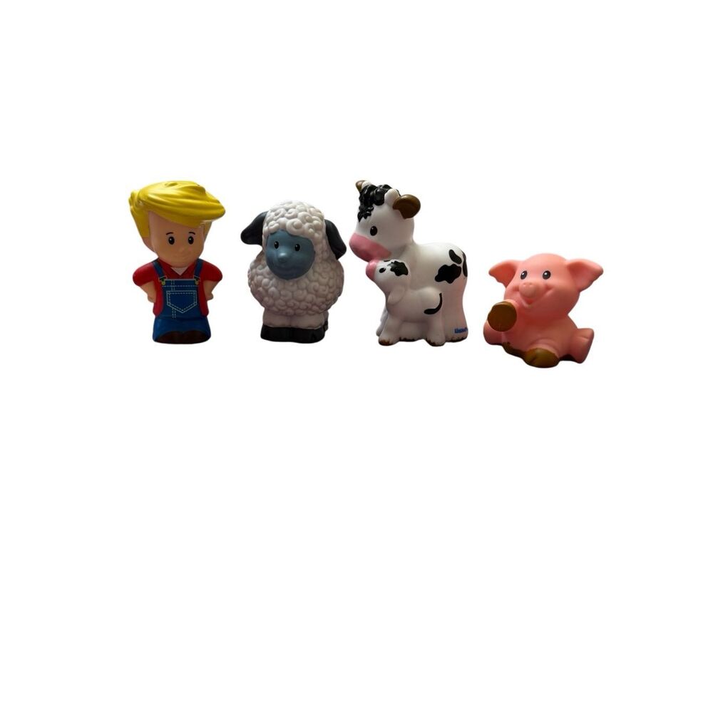 Fisher Price Little People Farmer Sheep Pig Cow Farm Animals - Picture 5 of 5